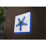  Slika sa led osvetljenjem zvezda plava 28x28cm | ePonuda.com