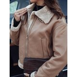 DStreet Kurtka damska SHEREB skórzana khaki | ePonuda.com