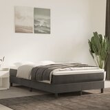 vidaXL Box spring posteljni okvir temno siv 120x200 cm žamet Cene