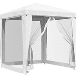  Vrtni šotor s 4 mrežastimi stranicami 2x2 m bel, (20610520) | Shoptok.si