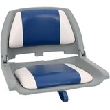  2-dijelni set sklopivog sjedala za brod plavo-bijeli 48x51x41cm | Eponuda.com