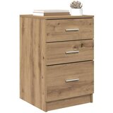 vidaXL Nočna omarica artisan hrast 40 x 40 x 63 cm Konstruiran les | Shoptok.si