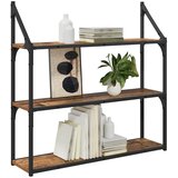  Polica na zidu Staro drvo 80 x 21 x 78,5 cm Konstruirano drvo | shoptok.hr