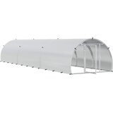  Kokošinjac Srebrna 600 x 150 x 100 cm Pocinčani čelik | shoptok.hr