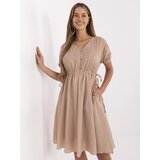 RUE PARIS Dress-217-SK-25663.02-beige | shoptok.hr