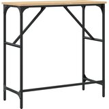  Konzolni stol boja hrasta 75 x 32 x 75 cm konstruirano drvo | Eponuda.ba