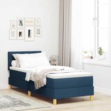  LED Box Spring Krevet s LED trakama Plava 80 x 200 cm tkanina | shoptok.hr