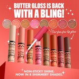 NYX Professional Makeup Butter Gloss Bling sijaj za ustnice bleščeč odtenek 06 Shimmer Down 8 ml | Shoptok.si