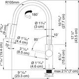 Franke 115.0575.968 Pescara FC 5968.901 izvlečna kuhinjska armatura | Shoptok.si