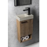Sapho Svijetlo sivi betonski umivaonik za WC 31x17 cm Piccolino – | shoptok.hr