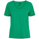 Pieces Majica 'RIA' travnato zelena | Shoptok.si