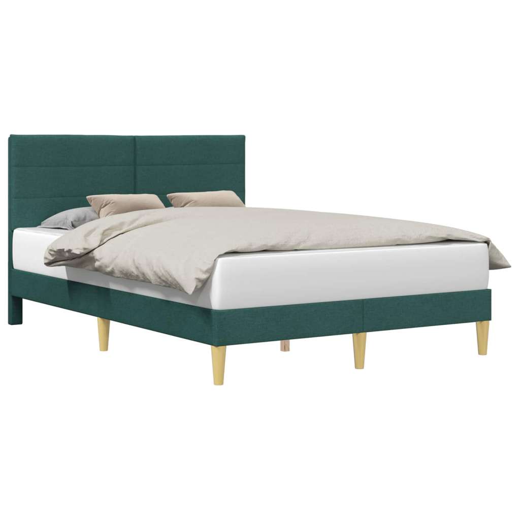  Okvir za krevet Tamnozelena 160 x 200 cm tkanina - Tamnozelena 160 x 200 cm | shoptok.hr