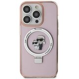  Original KARL LAGERFELD Hardcase maska za iPhone 15 Pro Max (Magsafe / Ringstand KC / pink) | shoptok.hr