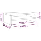  Blagovaonski stol Artisan hrast 180x90x76 cm izrađeno drvo Slike