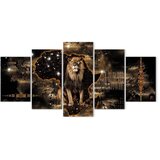  Slika - Golden Lion (5 Parts) Wide 200x100 Standard | shoptok.hr