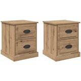  Noćni ormar s ladicama 2 pcs hrast artisan 39 x 39 x 47.5 cm | shoptok.hr