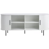 Unique Furniture Bela komoda z drsnimi vrati 180x76x45 cm Nola – | Shoptok.si