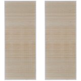 Maison Chic Pravokotne Preproga, Ruge iz naravnega bambusa 2 kosa 120x180 cm, (22121292) | Shoptok.si