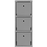  Strani šal s predalom Siva Sonoma 25,5 x 22 x 69,5 cm, (5000233866) | Shoptok.si