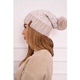 Kesi Cap with fleece Milano K203 ecru melange+light beige | Shoptok.si