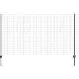vidaXL Set ograj Set 2 Siva Kovinska 10 x 1.4 m Vzdržljiva | Shoptok.si