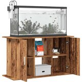 vidaXL Stojalo za akvarij starinski les 101x41x58 cm inženirski les | Shoptok.si