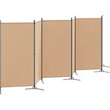  Razdjelnik prostora s 6 panela Bež 520 x 180 cm Tkanina | Eponuda.com