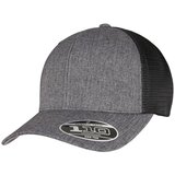 Flexfit 110 mesh cap 2-TONE melange charcoal/black Cene