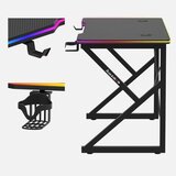 Hero 1.7 RGB crni igraći stol 120 cm | shoptok.hr