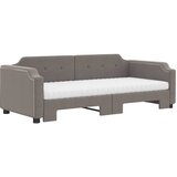  Dnevni krevet na razvlačenje smeđesivi 80 x 200 cm od tkanine | shoptok.hr