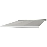 SUNFUN kazetna tenda (siva, prošarana, boja stalka: bijele boje, širina: 4 m, izvlačenje: 3 m) + bauhaus jamstvo 5 godina Cijene