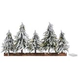 Everlands dekoracija namizna, drevesa in lučke 65X15X35 cm | Shoptok.si