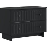  Set kupaonskih ormara od 4 dijela EDE Crna Konstruirano drvo | shoptok.hr
