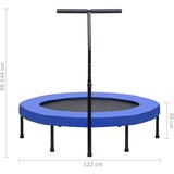  Trampolin za vježbanje s ručkom i sigurnosnim jastučićem 122 cm | shoptok.hr