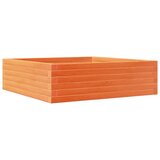 Furnova Vrtno cvetlično korito voščeno rjavo 80x80x23 cm trdna borovina, (21920667) | Shoptok.si