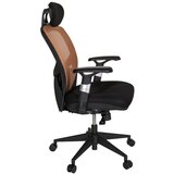 MID.YOU Vrtljiv Stol Venus Base, Oranžna, Črna | Shoptok.si