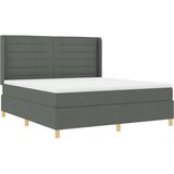 Box spring krevet Tamno siva 180 x 200 cm tkanina | shoptok.hr