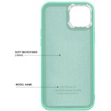Satin silikonski ovitek za iPhone 14 6.1 - mat mint | Shoptok.si