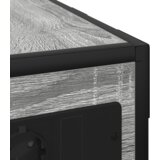 vidaXL Nočna omarica Siva sonoma 41.5 x 26 x 60.5 cm Konstruiran les | Shoptok.si