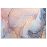  Slika - Pink and blue marble - abstract watercolour with gold accents 120x80 Premium Print | shoptok.hr
