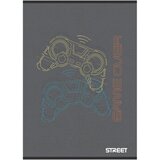 STREET Zvezek A5 Gaming, črte z robom, 54 listov, sortirano, 1 kos | Shoptok.si