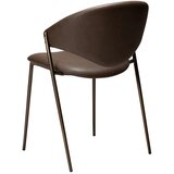 DAN-FORM Denmark Temno rjav jedilni stol iz umetnega usnja Zone – | Shoptok.si