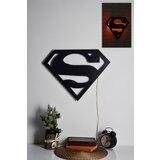 Opviq dekorativno LED osvetljenje Superman, 52x40 cm, 60 LEDs/m, 21W, Crno | ePonuda.com