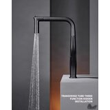 ELITE EDITION Moderna kuhinjska armatura nove generacije KF1013 | Izvlečna pipa futurističnega videza — Gunmetal siva | Shoptok.si