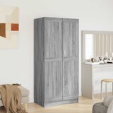  Ormar siva boja hrasta 82,5x51,5x180 cm od konstruiranog drva Slike