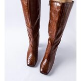 Gemre Brown insulated heeled boots Ferruccio | Shoptok.si