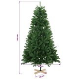  Umjetno božićno drvce s kuglicom 150 cm 150 LED lampica - 150 cm s LED žaruljama i bijelim kuglicama | shoptok.hr