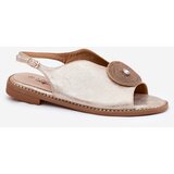 S. BARSKI Shimmering Women's Sandals With Decorative Detail S.Barski | Shoptok.si