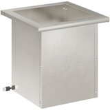  Vrtna posuda za sadnju s LED svjetlom Srebrna 30 x 30 x 30 cm | shoptok.hr