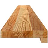 Okenske police 2 kosa svetlo rjava 140x15x2 cm trdna hrastovina | Shoptok.si